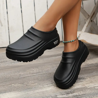 Last day 49% Off❤️ Women's EVA Orthopedic Work Shoes, Comfortable Non-Slip Slip-On, Waterproof Comfort Office Shoes