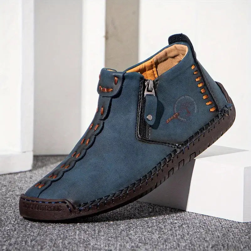 New Arrival Sale 50% Off🔥Men’s Classic Orthopedic Leather Ankle Boots – All-Season Comfort, Handcrafted Style