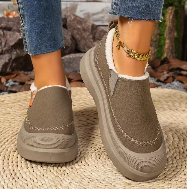 AutumnEase™  Women’s Cozy Fall Comfortable Walking Slip-on Shoes