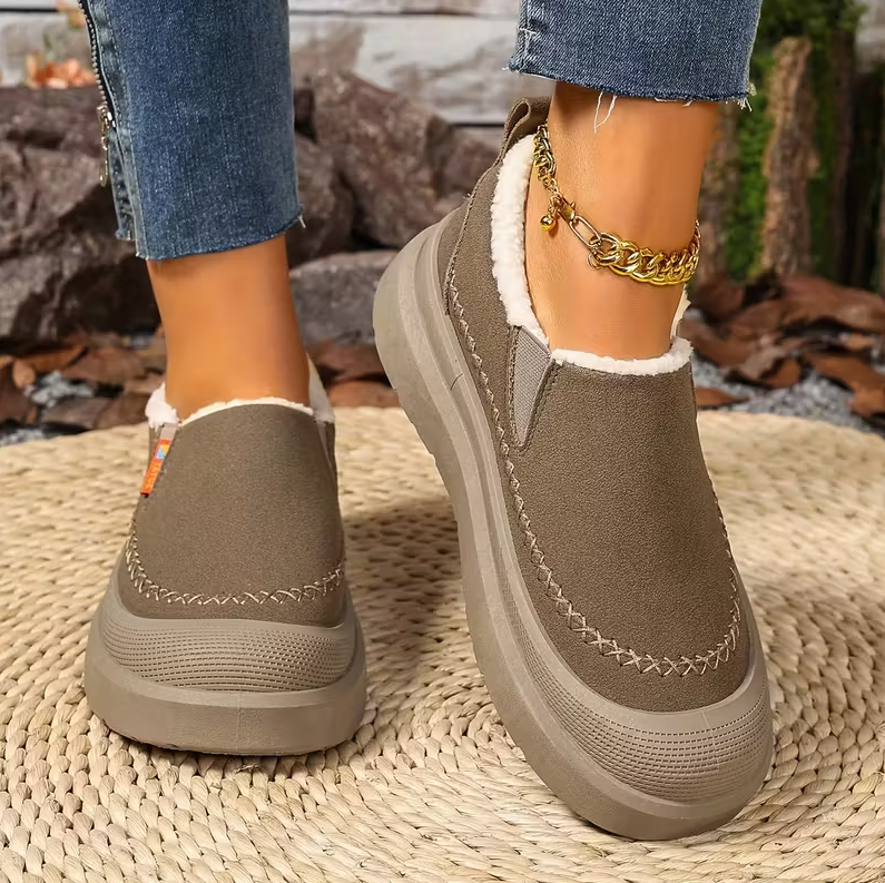 AutumnEase™  Women’s Cozy Fall Comfortable Walking Slip-on Shoes