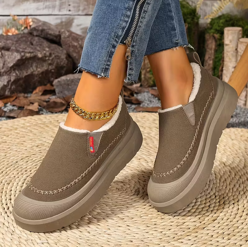 AutumnEase™  Women’s Cozy Fall Comfortable Walking Slip-on Shoes