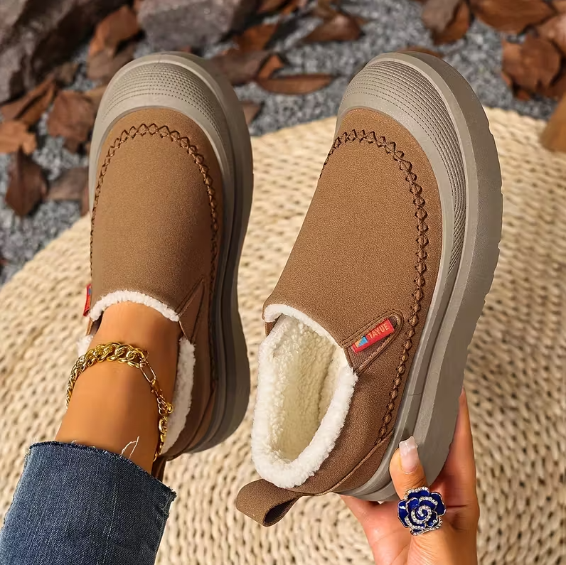 AutumnEase™  Women’s Cozy Fall Comfortable Walking Slip-on Shoes