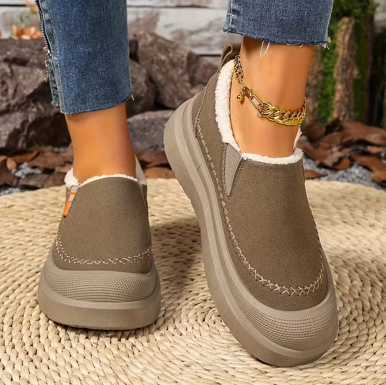 AutumnEase™  Women’s Cozy Fall Comfortable Walking Slip-on Shoes