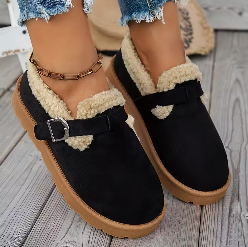 Cozy Orthopedic Winter Slip-on – Warm Lined Slip-On Comfort Shoes