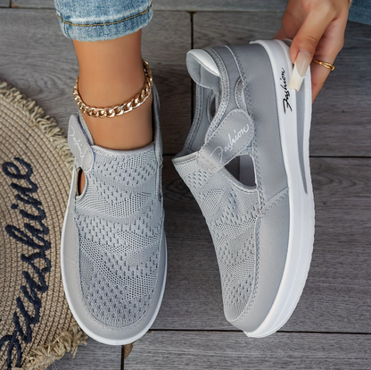 Women's Orthopedic Breathable Slip-On Walking Shoes, Mary Jane Hybrid Sneakers