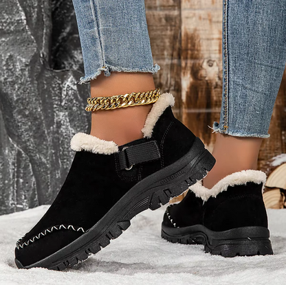 CozyStep Women’s Hands-Free Warm Shoes with Arch Support