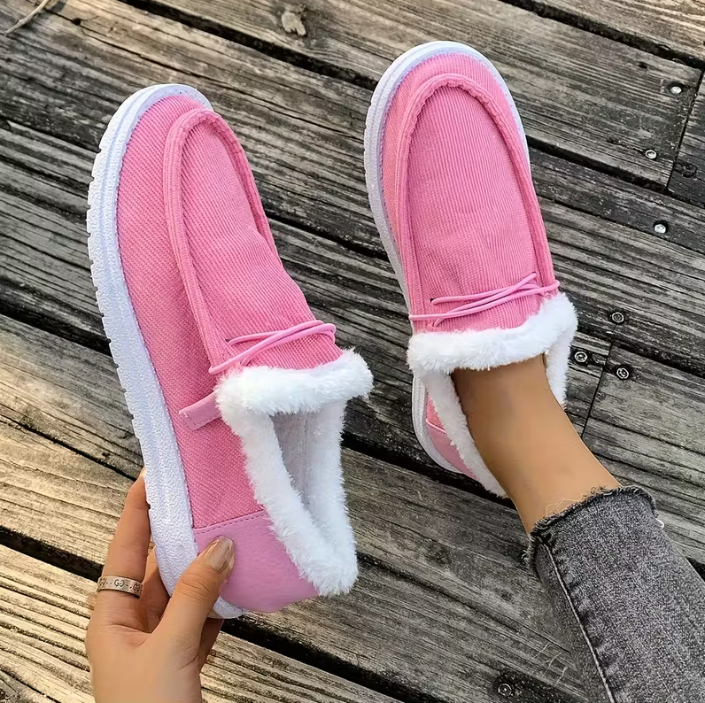CozyStep™ Women’s Orthopedic Fur-Lined Slip-On Shoes