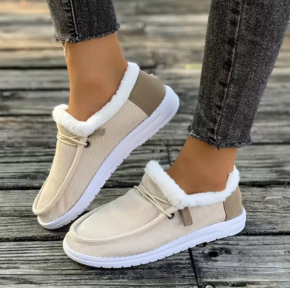 CozyStep™ Women’s Orthopedic Fur-Lined Slip-On Shoes