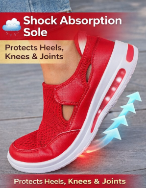 Women's Orthopedic Breathable Slip-On Walking Shoes, Mary Jane Hybrid Sneakers