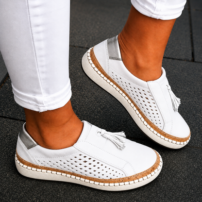 Women Hollow-Out Round Toe Orthopedic Walking Shoes