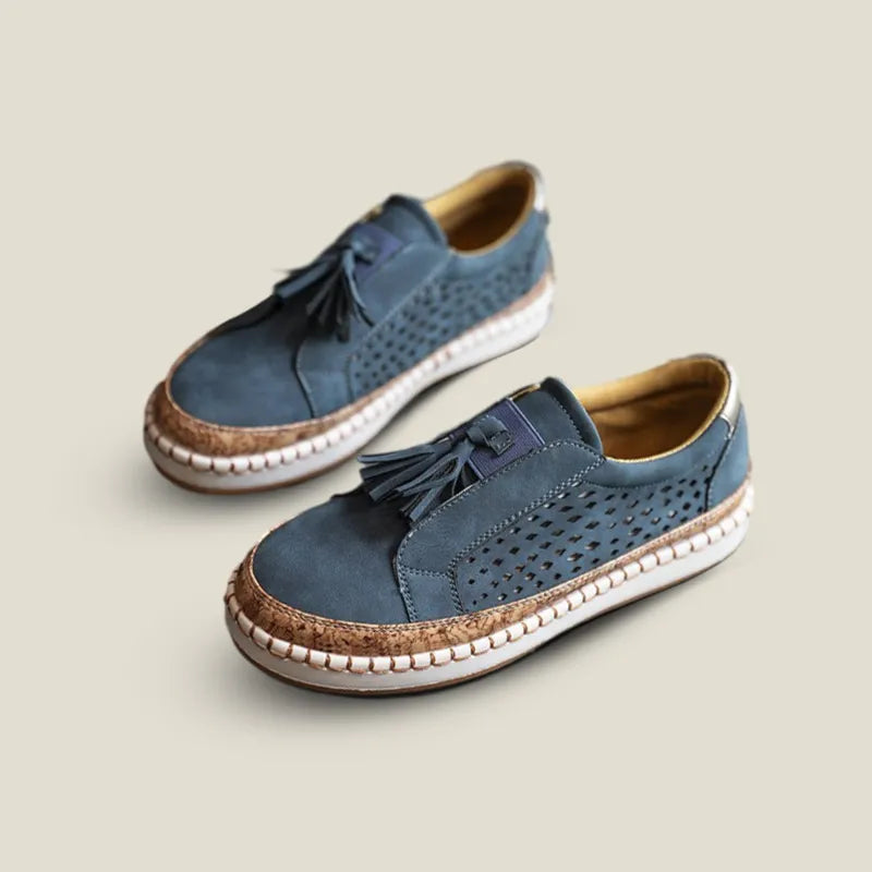 Women Hollow-Out Round Toe Orthopedic Walking Shoes