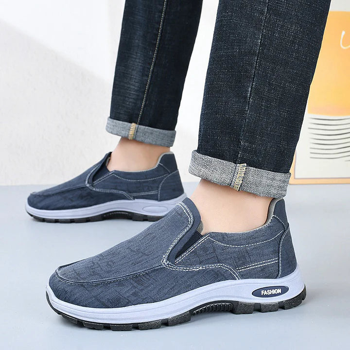 2024 New Men's Orthopedic Slip-on Shoes, Comfort Walking Shoes